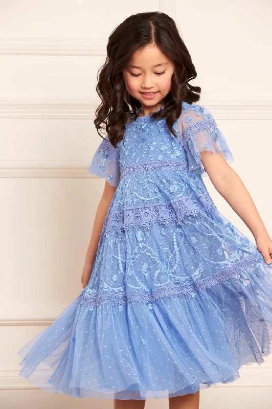 Midsummer Lace Kids Dress Lace Cocktail Dress