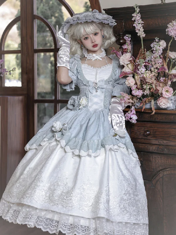 Your Princess~Fairy Dance~Elegant Lolita Lace Retro Dress Lace Dress Dreamy