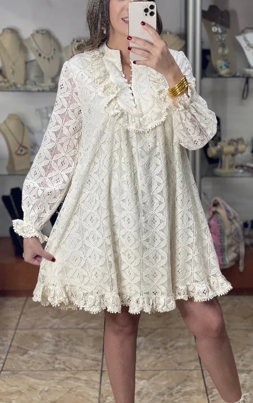 Liv Lace Dress Lace Detail Dress