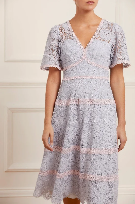 Lace Primrose Midi Dress Chic Lace Dress