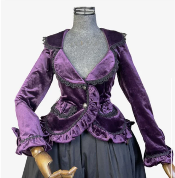 deep purple coat