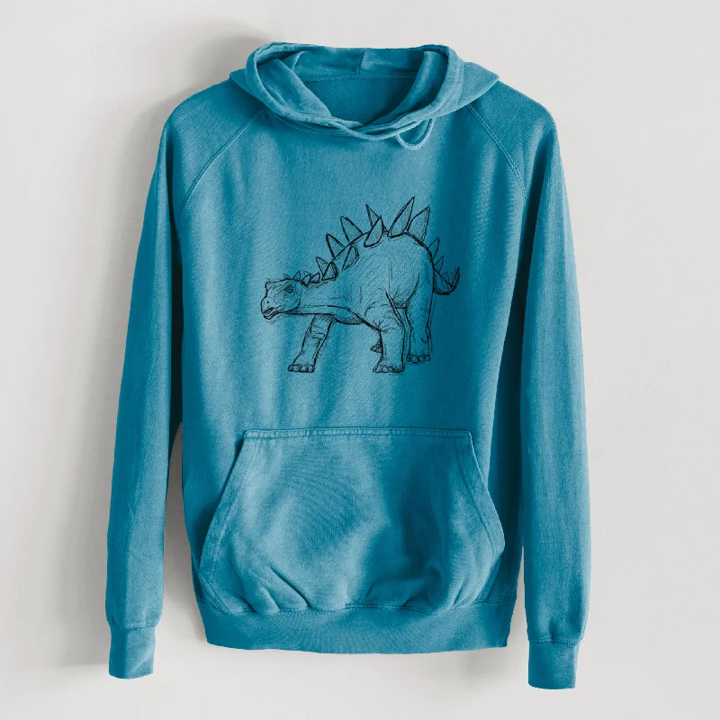 Stegosaurus Stenops - Mid-Weight Unisex Vintage 100% Cotton Hoodie Long Hoodie Sweatshirt Stegosaurus Stenops - Mid-Weight Unisex Vintage 100% Cotton Hoodie Long Hoodie Sweatshirt