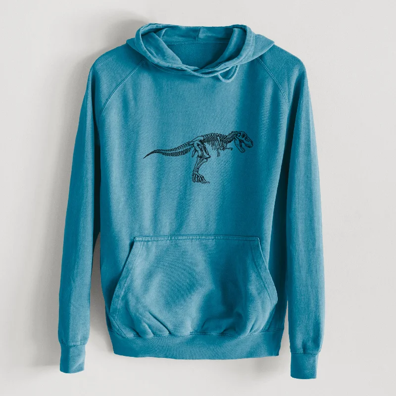 Tyrannosaurus Rex Skeleton - Mid-Weight Unisex Vintage 100% Cotton Hoodie Colorblock Hoodie Sweatshirt Tyrannosaurus Rex Skeleton - Mid-Weight Unisex Vintage 100% Cotton Hoodie Colorblock Hoodie Sweatshirt