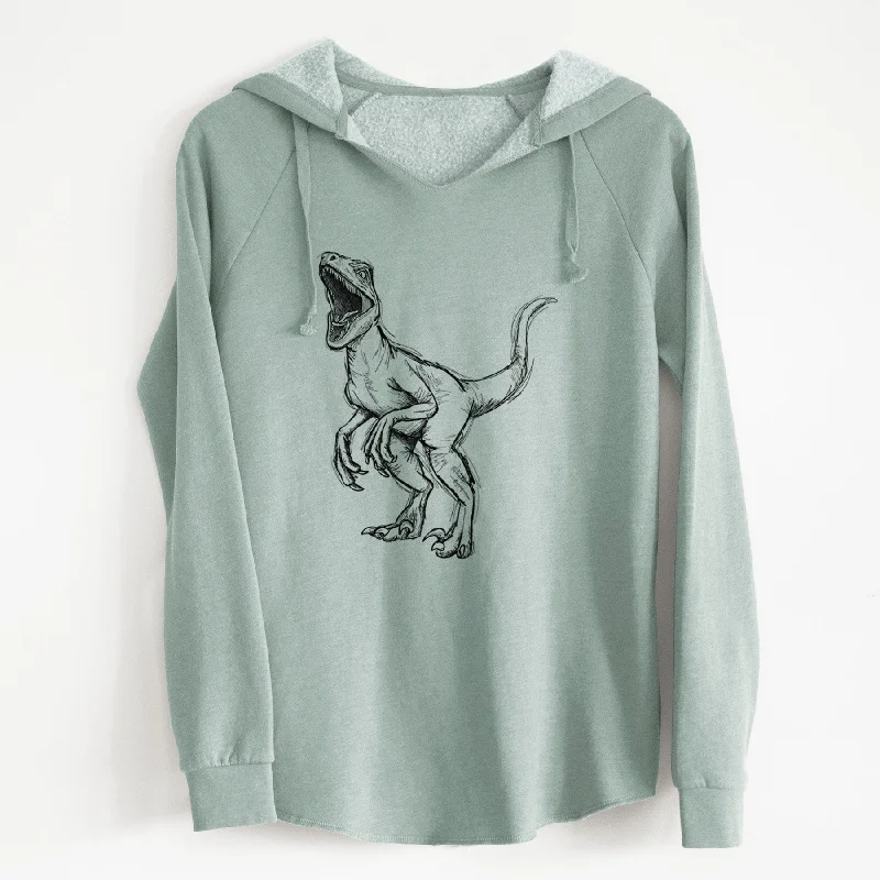 Velociraptor Mongoliensis - Cali Wave Hooded Sweatshirt Casual Pullover Hoodies