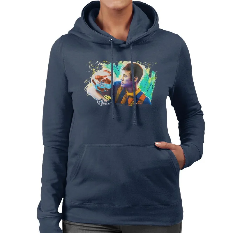 Sidney Maurer Original Portrait Of Neymar Barcelona Women's Hooded Sweatshirt Printed Sweatshirt Hoodie Sidney Maurer Original Portrait Of Neymar Barcelona Women's Hooded Sweatshirt Printed Sweatshirt Hoodie