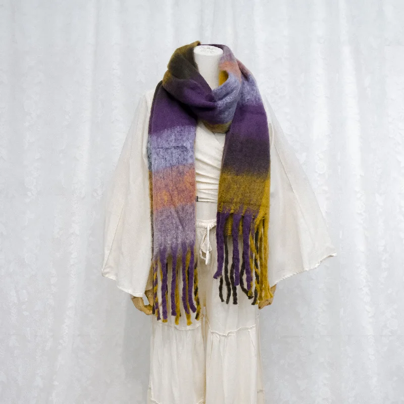 Oversized Plaid Winter Scarfs