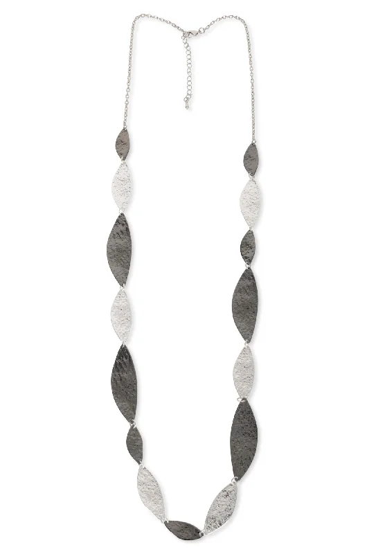 Necklace | Silver/Graphite | 0609A1