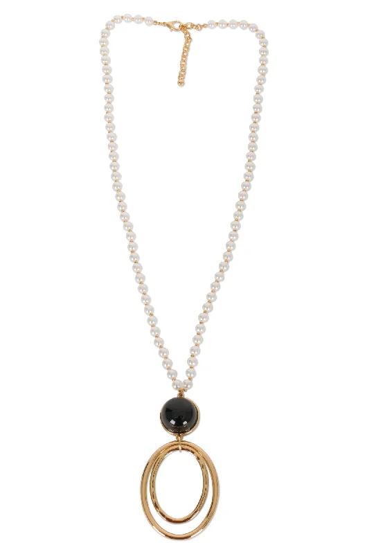 Necklace | Pearl/Gold | 0224YY