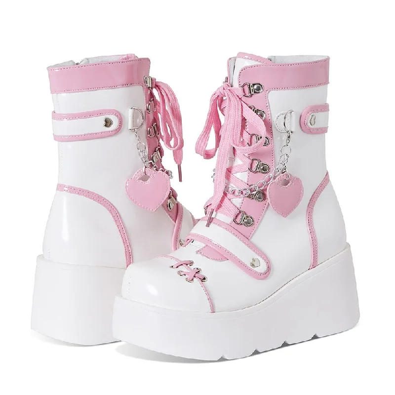 White & Pink