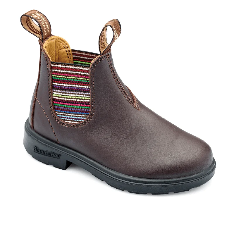 Blundstone 1413 - Kids Striped Brown Elastic - Chelsea