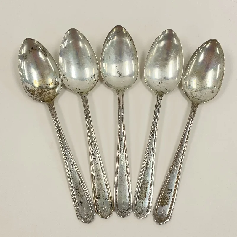 5 pc Sterling Silver Soup Spoon Bundle - 231 grams!!!