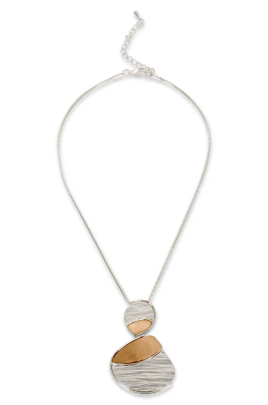 Necklace | Silver/Rose Gold | 0600A1