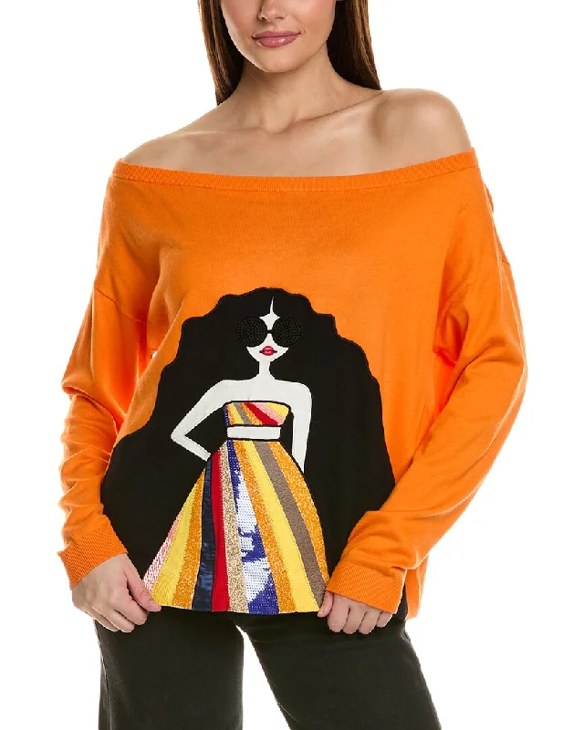 alice + olivia Winona Staceface Pullover Patagonia sweaters