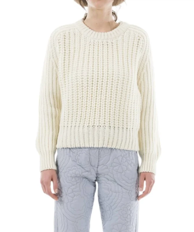 Deanna Sweater In Off White Levi's sweaters