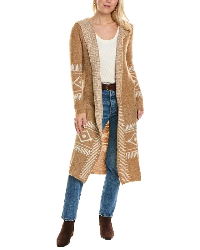 Joseph A. Hooded Duster Coat Spring sweaters