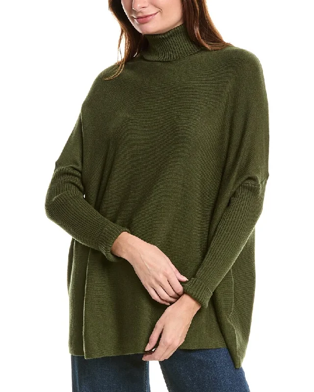Joseph A. Solid Poncho Knitted sweaters