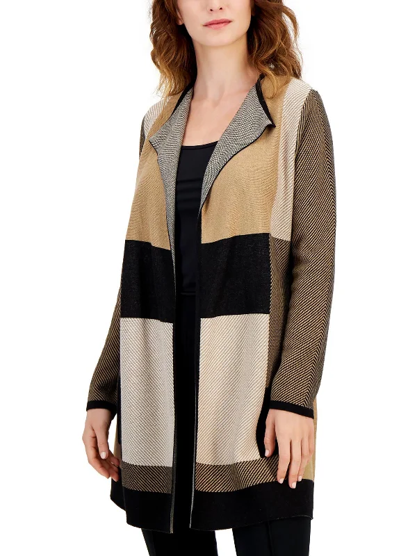 Womens Cotton Blend Open Front Cardigan Sweater Acrylic sweaters