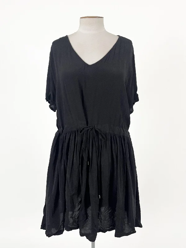 Huffer | Black Casual Dress | Size 14 Sleeveless mini dresses