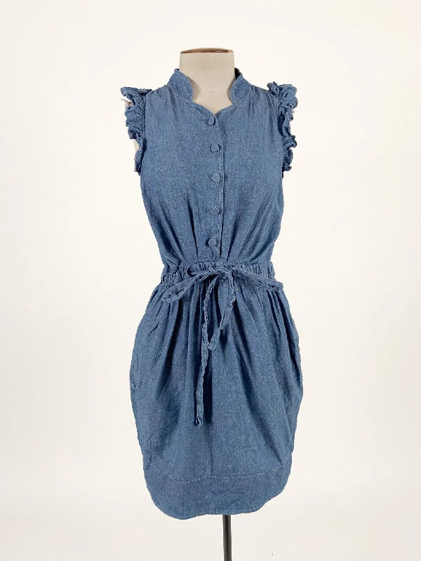 Karen Walker | Blue Casual Dress | Size 6 Best mini dresses for curvy figures