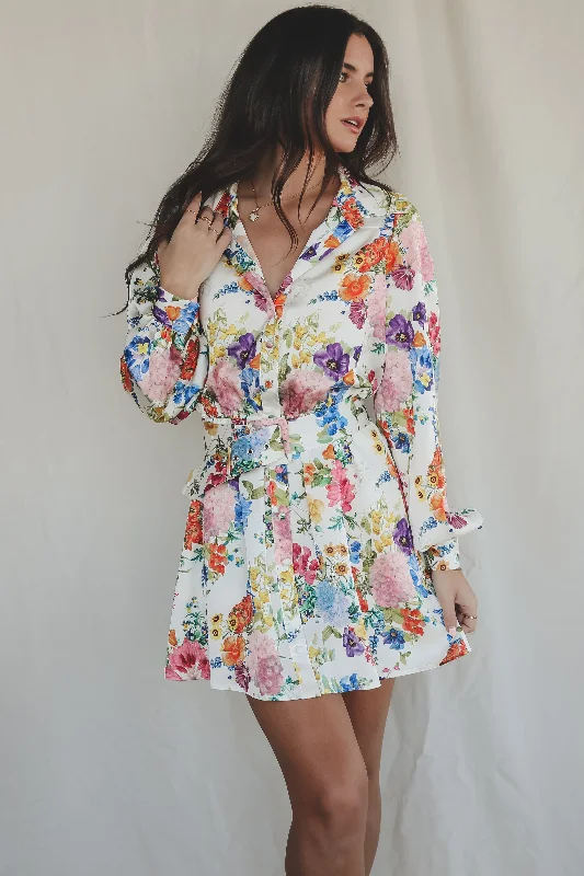 SHOW ME YOUR MUMU Carrie Collared Dress Flattering mini dresses for all body types