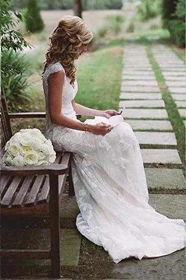 Sexy V Neck Back Hole Full Lace Mermaid Ivory Wedding Dresses Bridal Dresses Wedding Dress Style Sexy V Neck Back Hole Full Lace Mermaid Ivory Wedding Dresses Bridal Dresses Wedding Dress Style