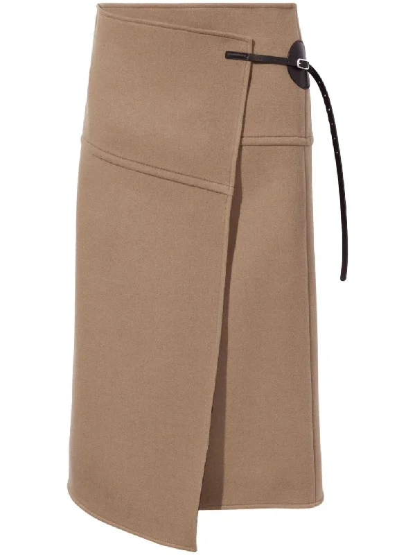 Aida Skirt in Camel Dark color unclassified skirts