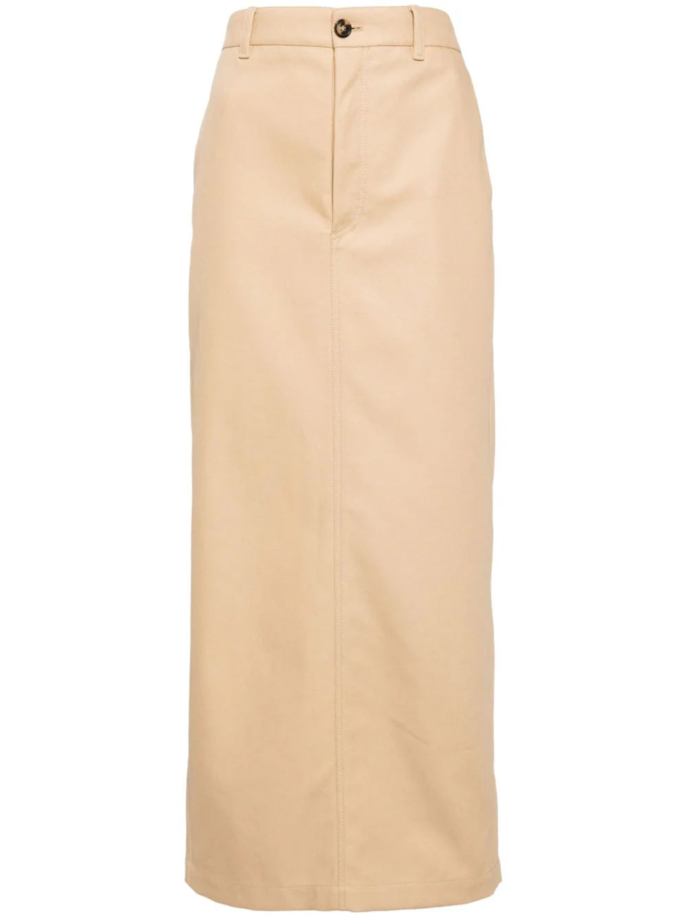 Drill Column Skirt in Khaki Fall unclassified skirts