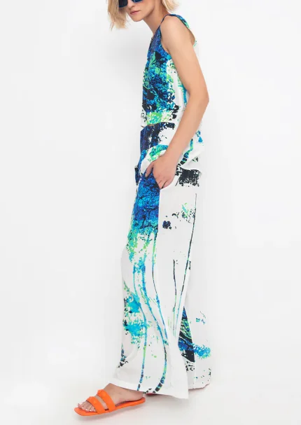 OZAI N KU - SPLASH PALAZZO PANT FINAL SALE PRICE Floral unclassified skirts