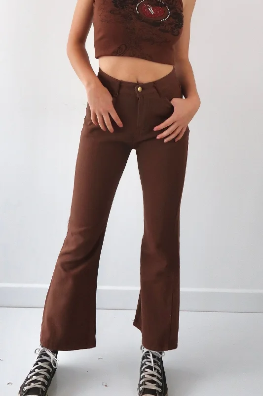 Skater girl wide leg jeans Striped unclassified skirts