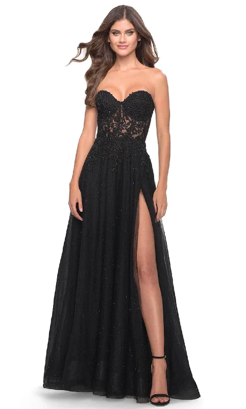 La Femme 31525 - A-line Sweetheart Neck Gown Holiday party dresses