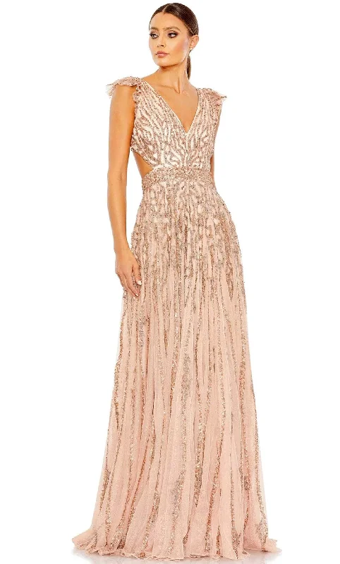 Mac Duggal 5682 - Crisscross Strap Sequined Long Gown PrettyLittleThing party dresses Mac Duggal 5682 - Crisscross Strap Sequined Long Gown PrettyLittleThing party dresses