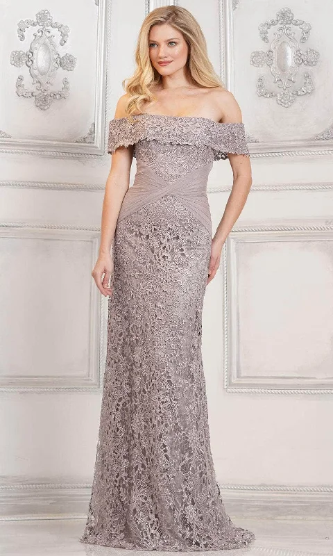 Rina di Montella RD3129 - Straight Across Floral Lace Formal Gown Budget-friendly party dresses Rina di Montella RD3129 - Straight Across Floral Lace Formal Gown Budget-friendly party dresses