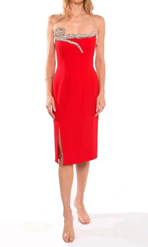 Terani Couture 232C1141 - Beaded Sheath Cocktail Dress Silk party dresses
