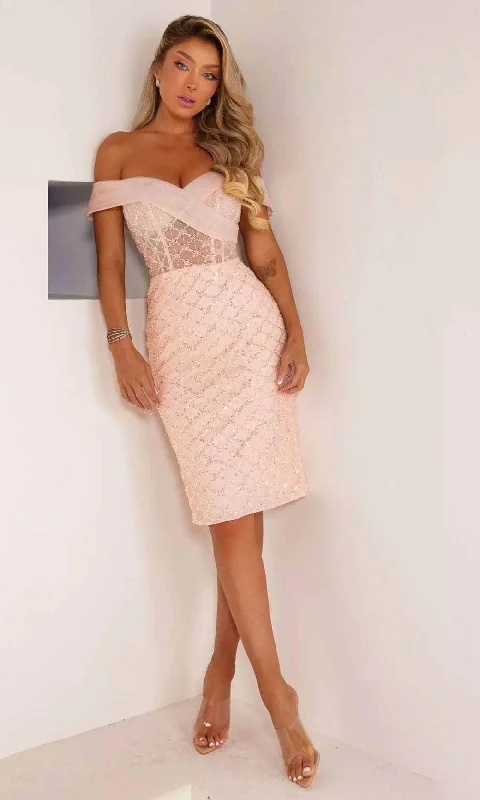 Terani Couture 241C2311 - Illusion Sheath Evening Dress Must-have party dresses for this season Terani Couture 241C2311 - Illusion Sheath Evening Dress Must-have party dresses for this season