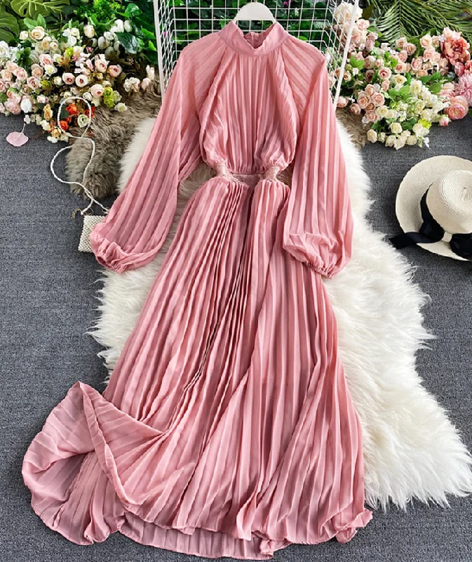 A line round neck long sleeve dress  964 H&M maxi dresses