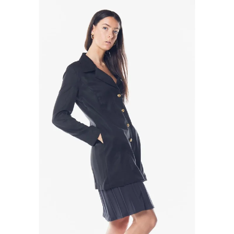 The Grace Long Blazer Dress in Black Expensive maxi dresses