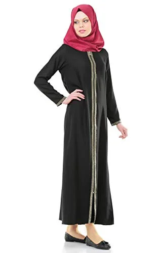 ihvan online Muslim Dresses for Women,Comfortable Design with Zipper, Baggy Cut, Thin and Light, One-Piece Abaya Full-Length Long Sleeve Islamic Dress Must-have maxi dresses for this season ihvan online Muslim Dresses for Women,Comfortable Design with Zipper, Baggy Cut, Thin and Light, One-Piece Abaya Full-Length Long Sleeve Islamic Dress Must-have maxi dresses for this season