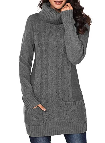 Women's Pullover Dress Long Knitted Jumper Warm Winter Dress Elegant Knitted Dress Casual Long Sleeve Warm Dress Plain Turtleneck Jumper Warm Wrap Dress Satin maxi dresses Women's Pullover Dress Long Knitted Jumper Warm Winter Dress Elegant Knitted Dress Casual Long Sleeve Warm Dress Plain Turtleneck Jumper Warm Wrap Dress Satin maxi dresses