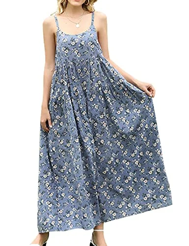 YESNO Women Casual Loose Bohemian Floral Print Dresses Spaghetti Strap Long Summer Beach Swing Maxi Dress XS-5X E75UK Bodycon maxi dresses YESNO Women Casual Loose Bohemian Floral Print Dresses Spaghetti Strap Long Summer Beach Swing Maxi Dress XS-5X E75UK Bodycon maxi dresses