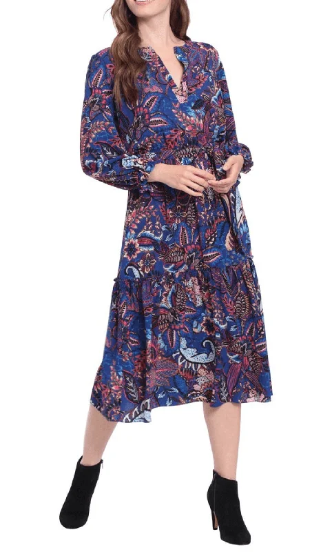 London Times T6378M - Casual Midi Dress Lace midi dresses