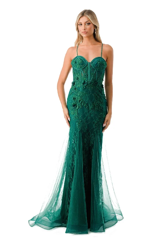 Aspeed Design -P2120 Corset Floral Mermaid Dress Best floral dresses for petites