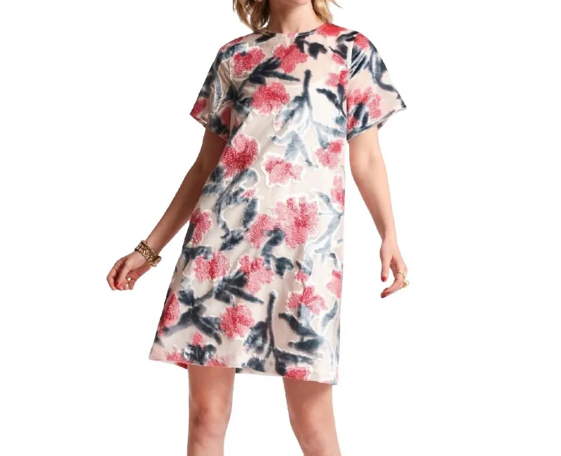Altman Mini Dress In Pink Lace Mini Skirt