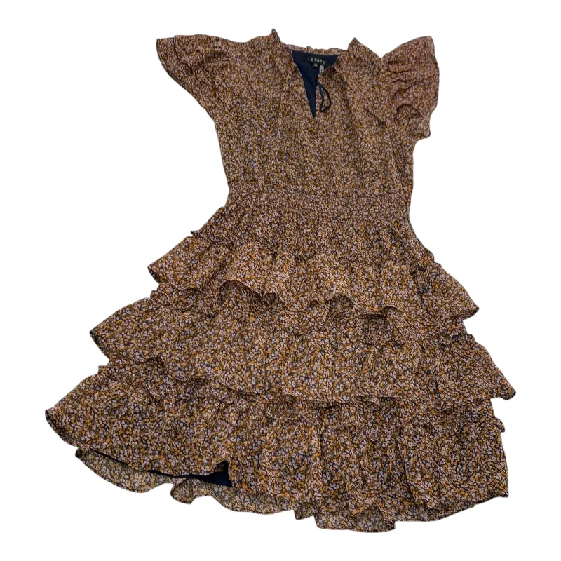 Dress Casual Short By 1.state In Orange, Size: Xs Button-up Mini Skirt