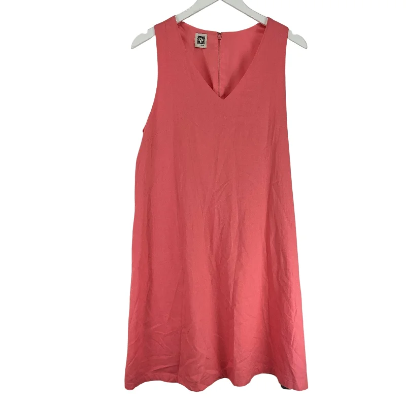 Dress Casual Short By Anne Klein In Orange, Size: S Vintage Pleated Skirt