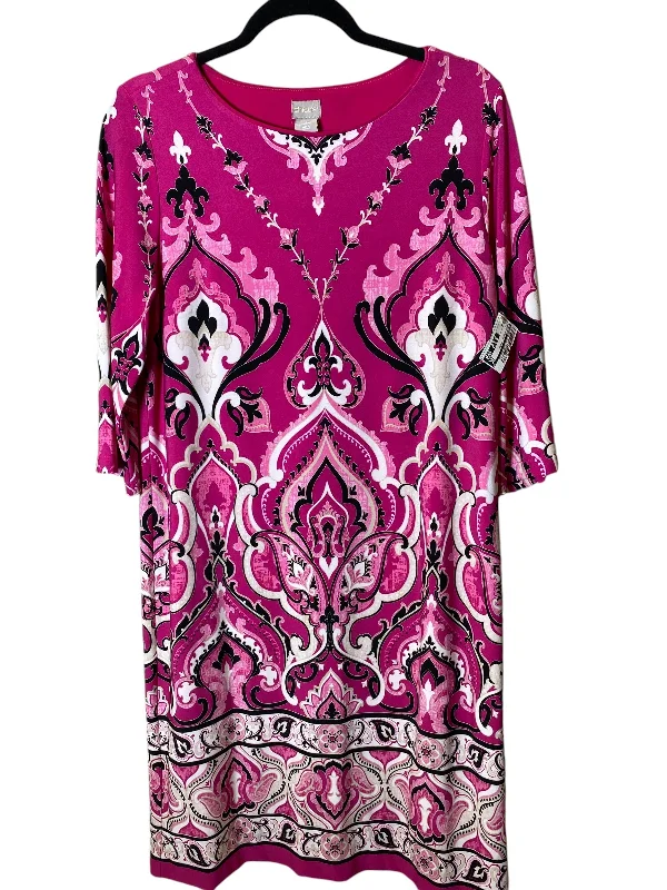 Dress Casual Short By Chicos In Pink, Size: M Mini Skirt Party
