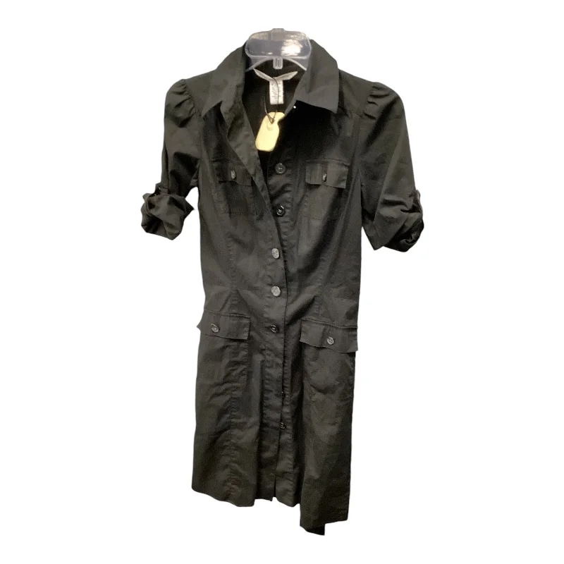 Dress Casual Short By Diane Von Furstenberg In Black, Size: 2 Ripped Mini Denim Skirt
