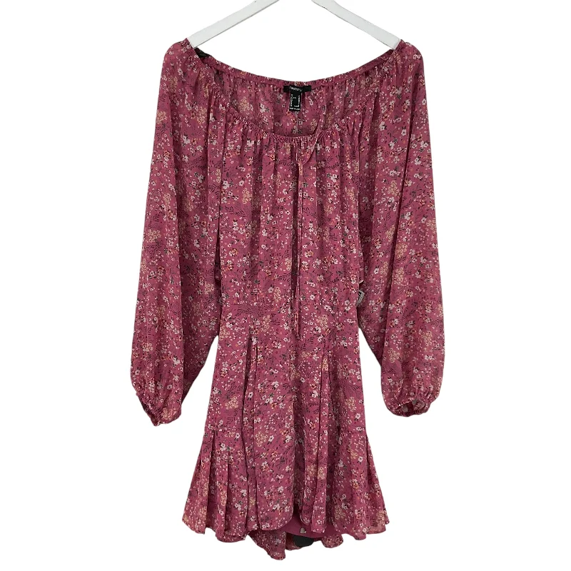 Dress Casual Short By Forever 21 In Pink, Size: M Mini Skirt with Bow
