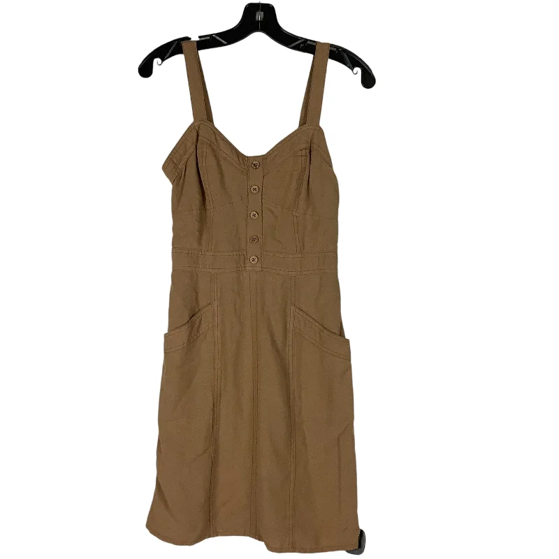 Dress Casual Short By Japna In Brown, Size: S Summer Denim Mini