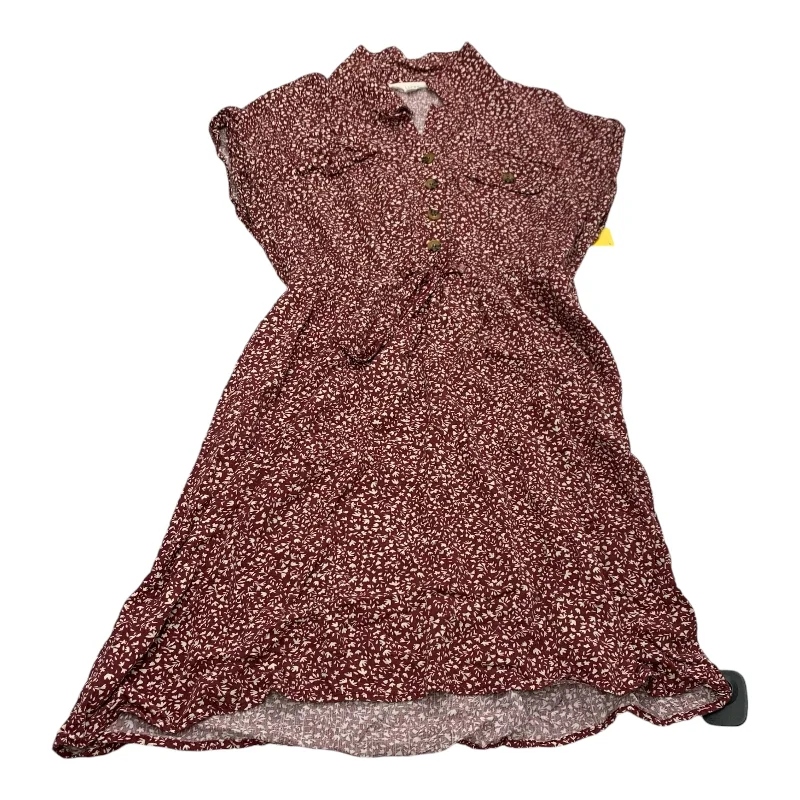 Dress Casual Short By Lucky Brand In Red, Size: M Casual Summer Skirt