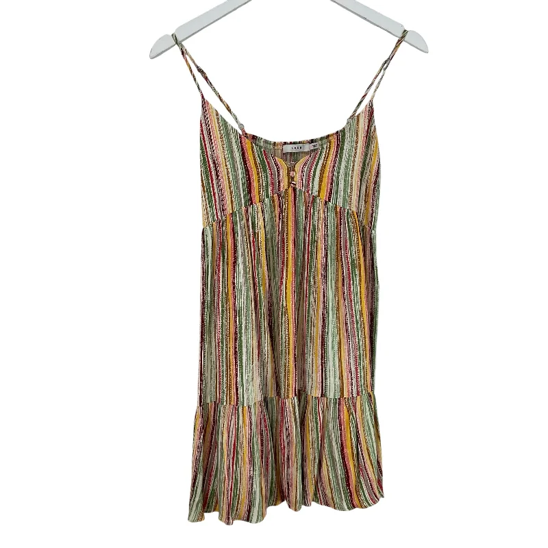 Dress Casual Short By Lush In Striped Pattern, Size: S Casual Mini Skirt